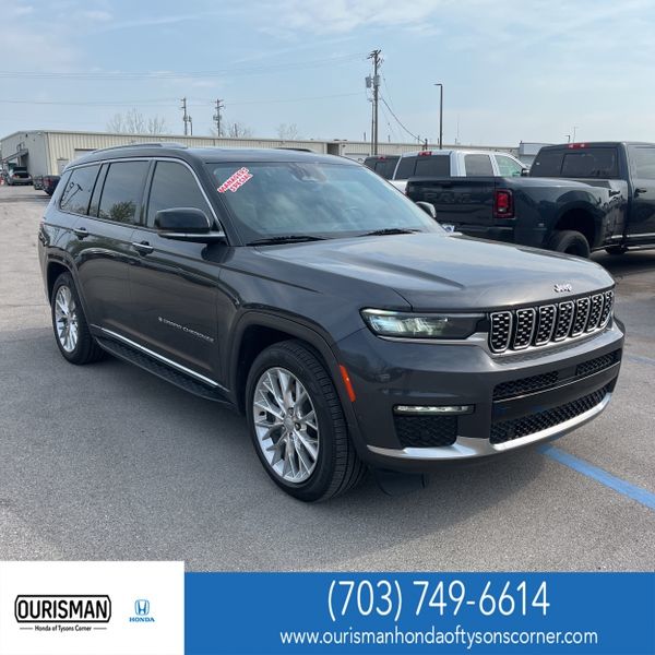 Baltic Gray Metallic Clearcoat 2021 Jeep Grand Cherokee L Summit 4WD SUV / Crossover Four-Wheel Drive 8-Speed Automatic