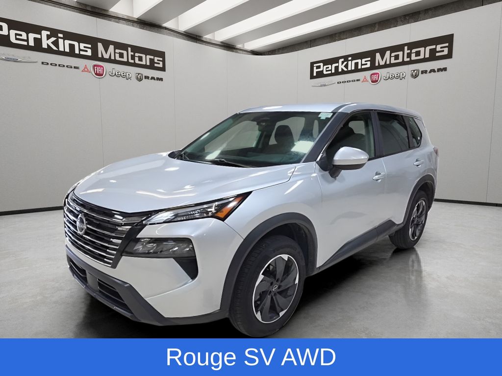 Brilliant Silver Metallic 2025 Nissan Rogue SUV / Crossover All-Wheel Drive Continuously Variable Transmission