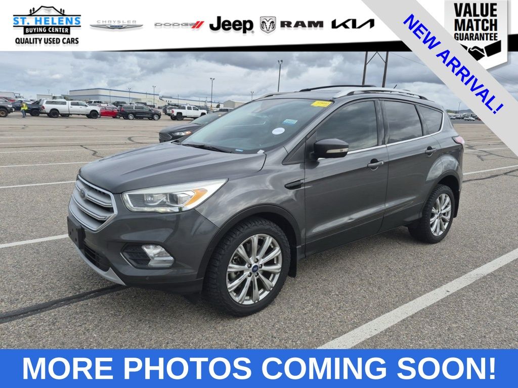 Gray (Magnetic) 2018 Ford Escape Titanium AWD SUV / Crossover All-Wheel Drive 6-Speed Automatic