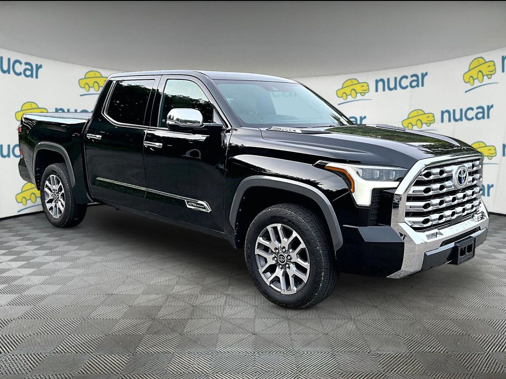 Midnight Black Metallic 2024 Toyota Tundra Hybrid Pickup Truck Four-Wheel Drive Automatic