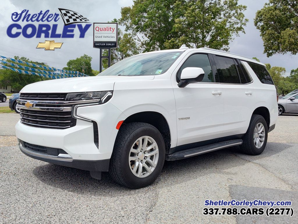 Summit White 2022 Chevrolet Tahoe LT RWD SUV / Crossover 4X2