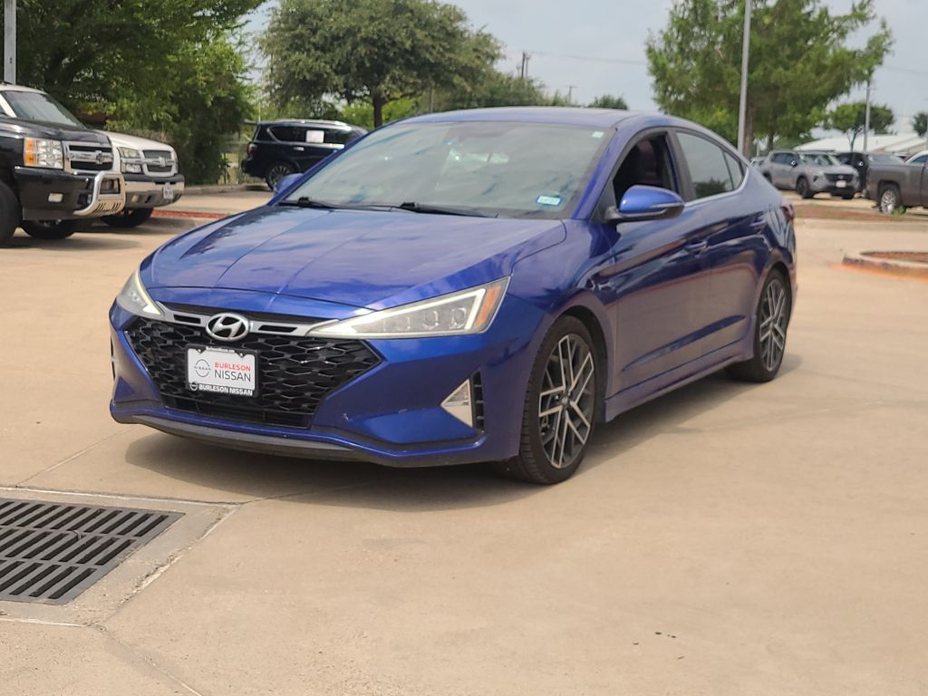 Intense Blue 2020 Hyundai Elantra Sedan Front-Wheel Drive 7-Speed Dual Clutch