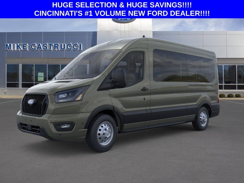 Green 2026 Ford Transit Cargo Van All-Wheel Drive