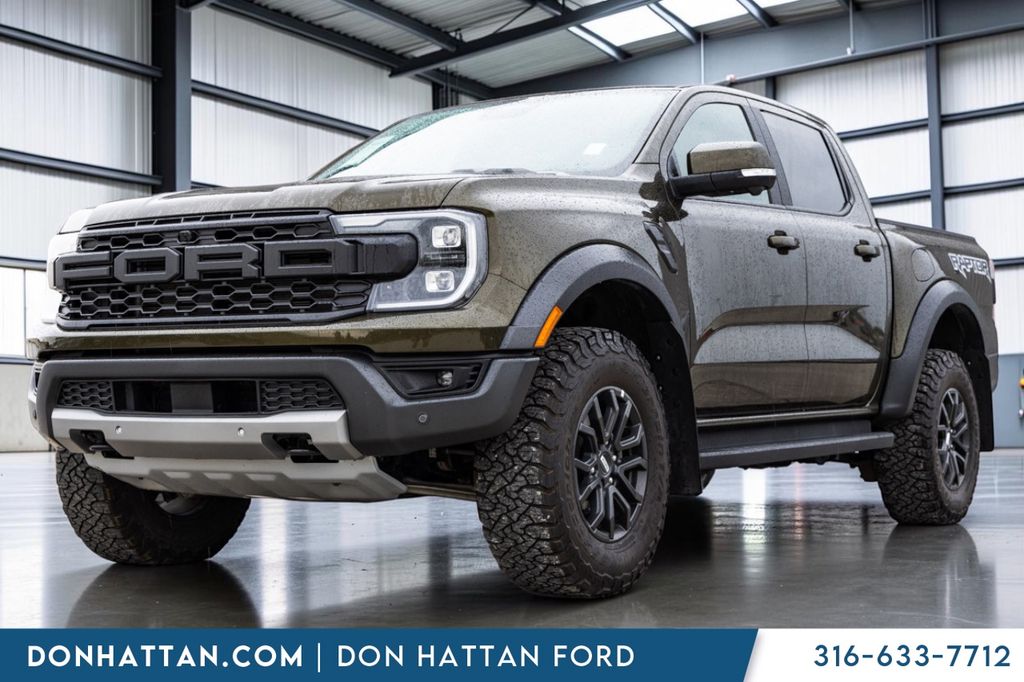 Green Metallic 2025 Ford Ranger Pickup Truck Four-Wheel Drive Automatic