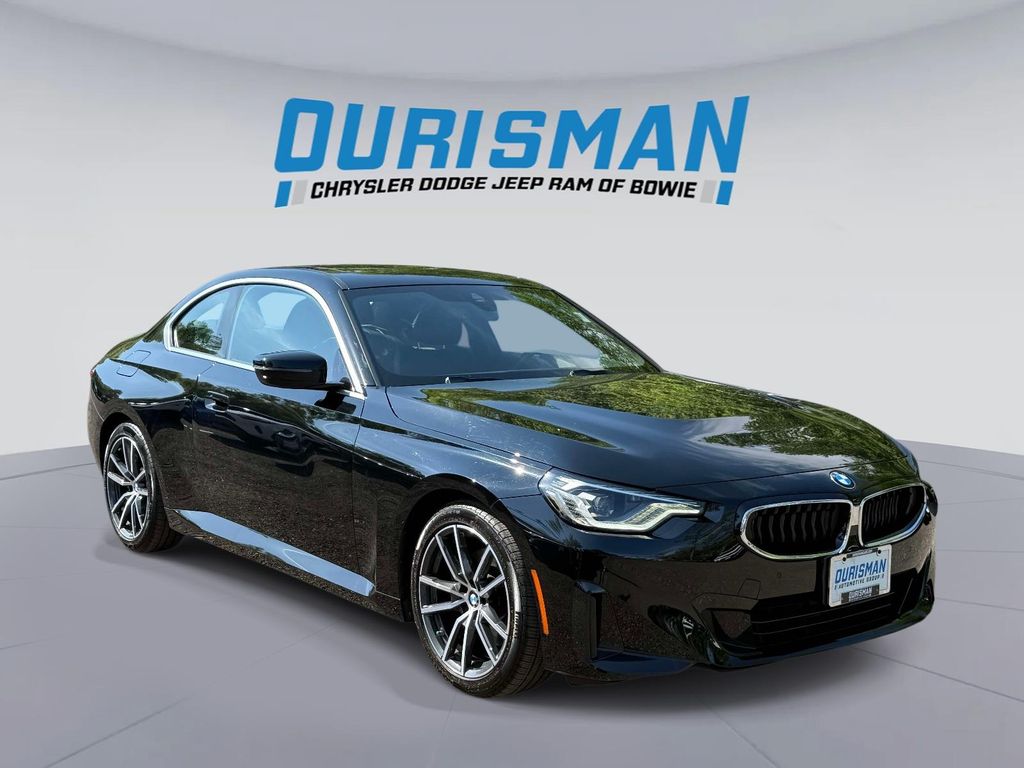 Jet Black 2022 BMW 2 Series Coupe Rear-Wheel Drive 8-Speed Automatic