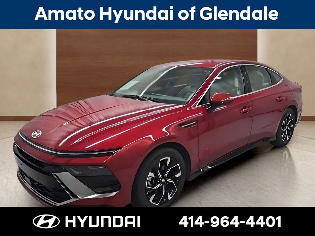 Ultimate red 2025 Hyundai Sonata Sedan Front-Wheel Drive 8-Speed Automatic