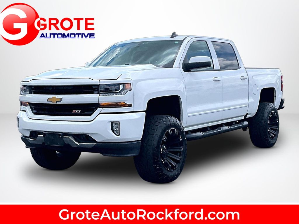 Summit White 2017 Chevrolet Silverado 1500 Pickup Truck Four-Wheel Drive 6-Speed Automatic Overdrive