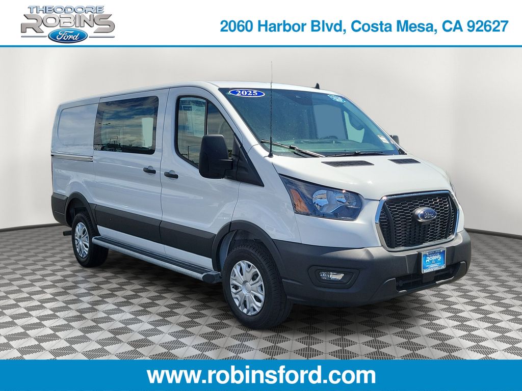 Oxford White 2025 Ford Transit Cargo Van Rear-Wheel Drive