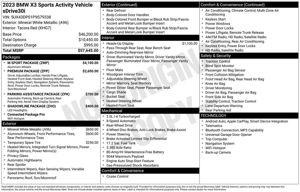 Certified Used 2023 White BMW sDrive30i image 5