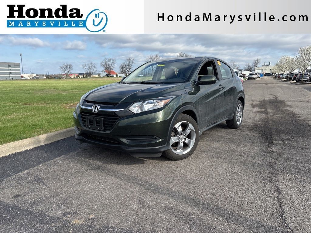 Misty Green Pearl 2017 Honda HR-V LX SUV / Crossover Front-Wheel Drive Continuously Variable Transmission