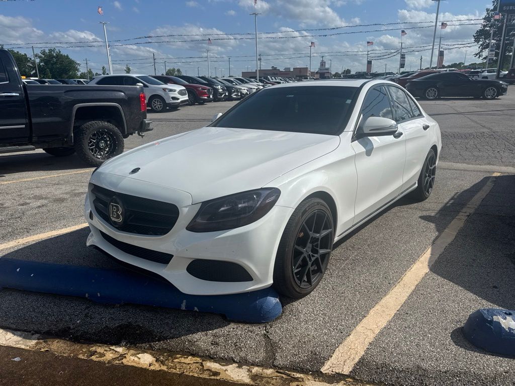 Black 2018 Mercedes-Benz C-Class C 300 Sedan RWD Sedan Rear-Wheel Drive 9-Speed Automatic