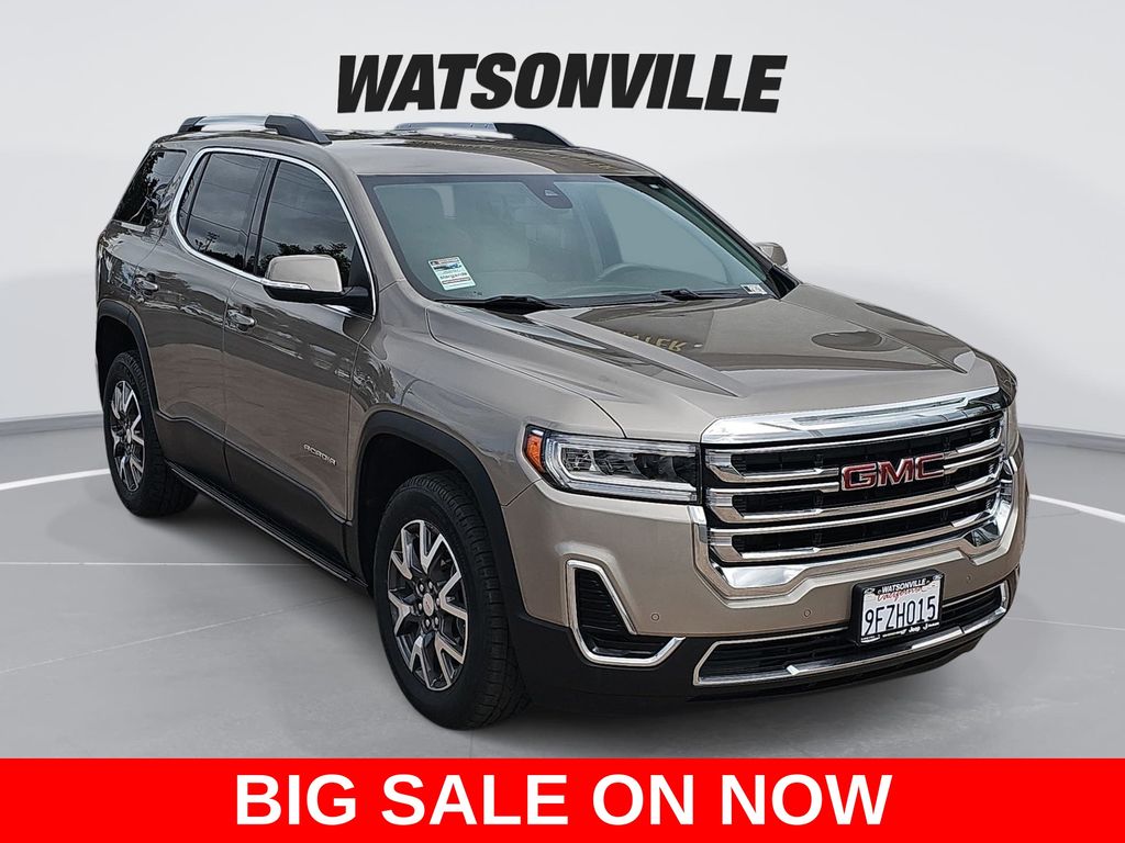 Light Stone Metallic 2023 GMC Acadia SUV / Crossover Four-Wheel Drive 9-Speed Automatic