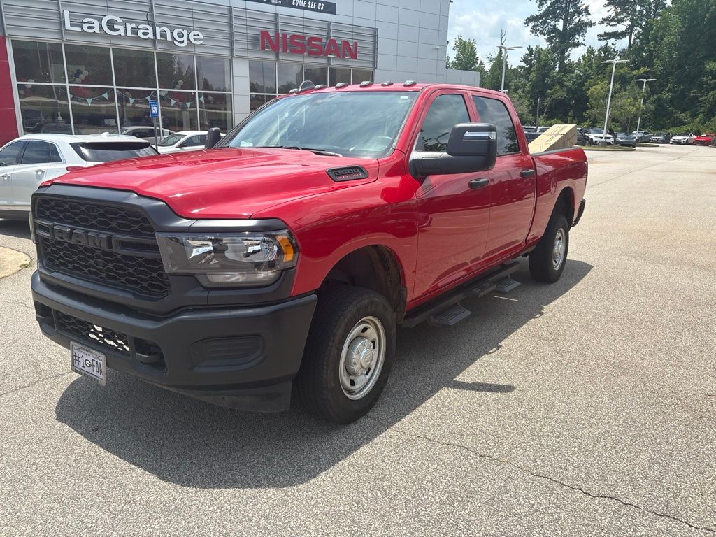 Flame Red Clearcoat 2024 RAM 2500 Pickup Truck Four-Wheel Drive 8-Speed Automatic