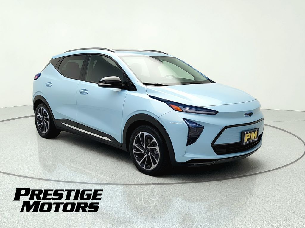 Tide Metallic (Ice Blue) 2023 Chevrolet Bolt EUV Hatchback Front-Wheel Drive 1-Speed Automatic