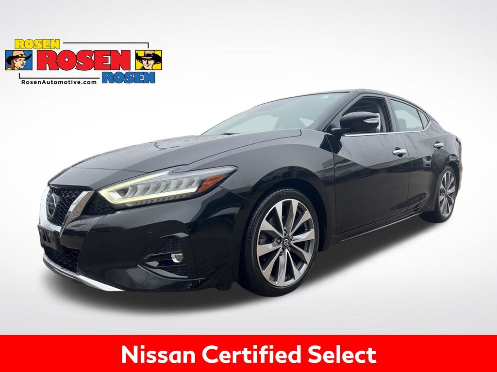 Super Black 2020 Nissan Maxima Platinum FWD Sedan Front-Wheel Drive Continuously Variable Transmission