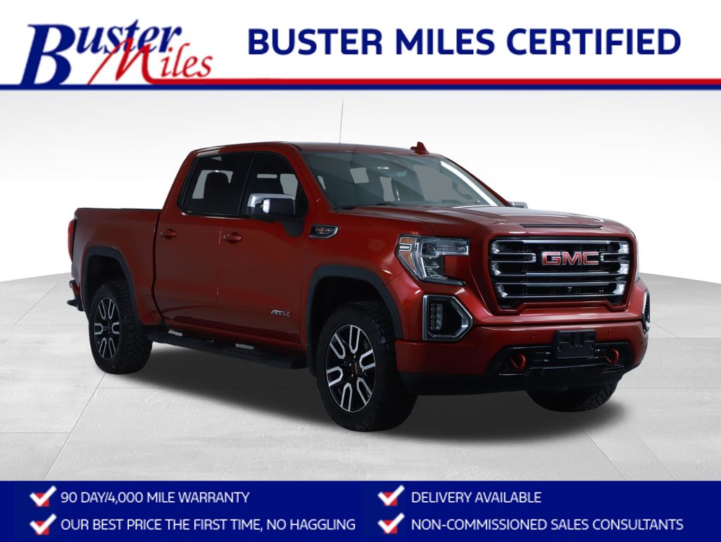Red Quartz Tintcoat 2020 GMC Sierra 1500 AT4 Crew Cab 4WD Pickup Truck Four-Wheel Drive Automatic