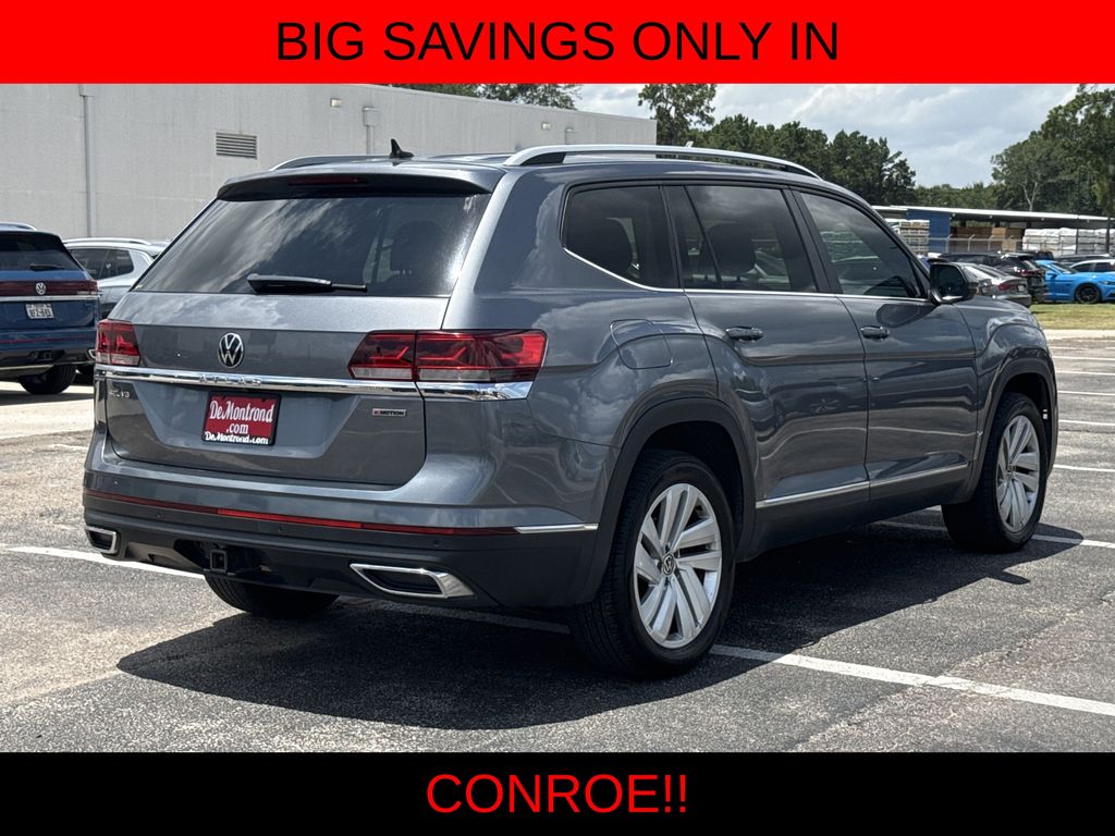 2021 Volkswagen Atlas SEL Gray at DeMontrond Mazda