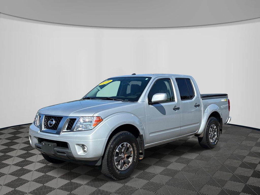 Brilliant Silver Metallic 2019 Nissan Frontier Pickup Truck Four-Wheel Drive 5-Speed Automatic Overdrive