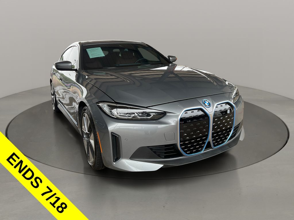 Skyscraper Gray Metallic 2023 BMW i4 Sedan Rear-Wheel Drive Automatic