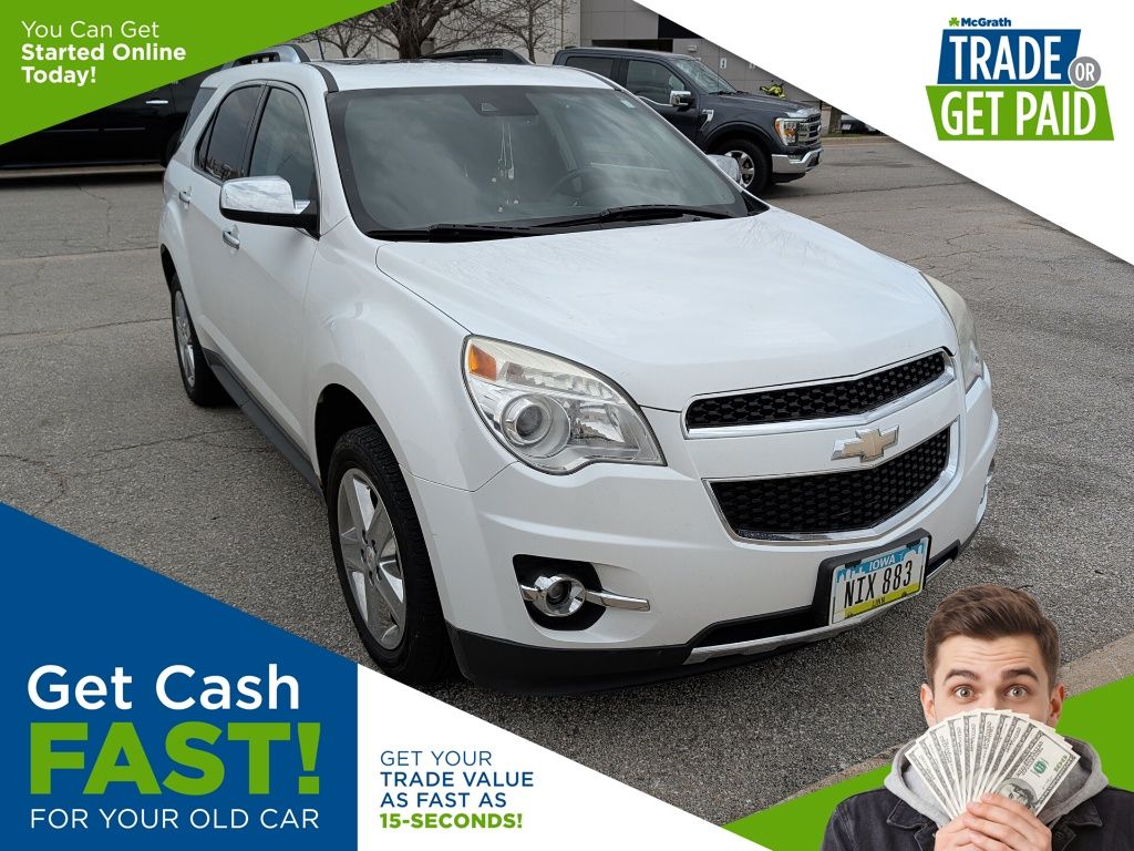 Summit White 2015 Chevrolet Equinox LTZ FWD SUV / Crossover Front-Wheel Drive 6-Speed Automatic Overdrive