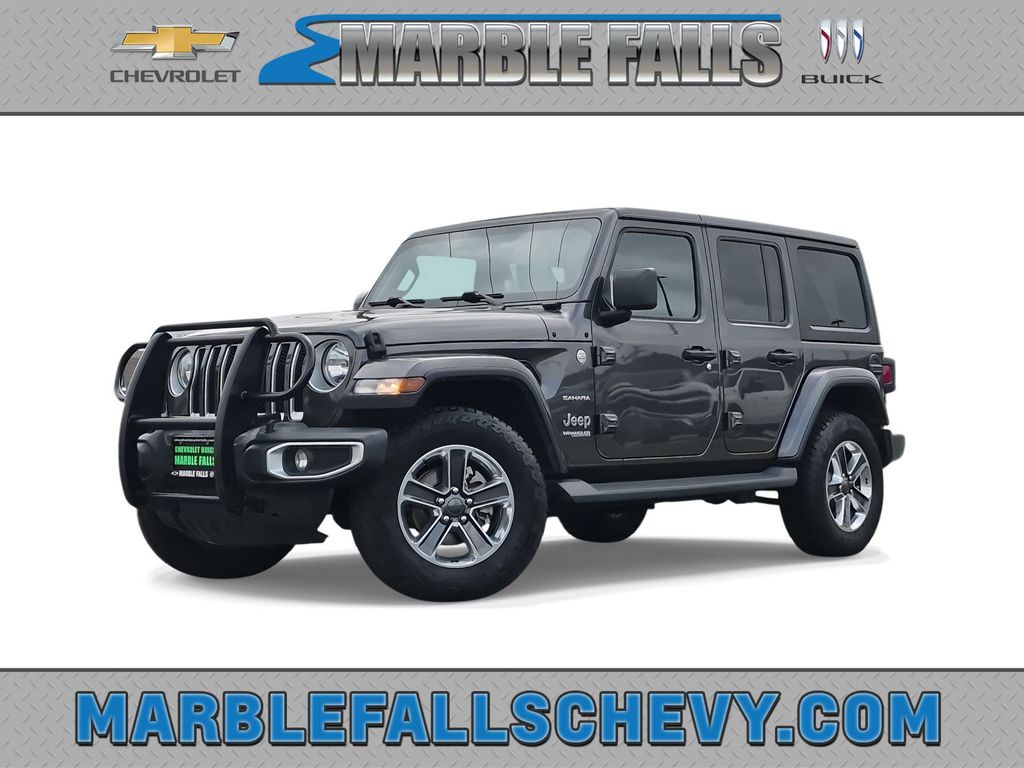 Gray (Granite Crystal Metallic Clearcoat) 2019 Jeep Wrangler Unlimited Sahara 4WD SUV / Crossover Four-Wheel Drive 8-Speed Automatic