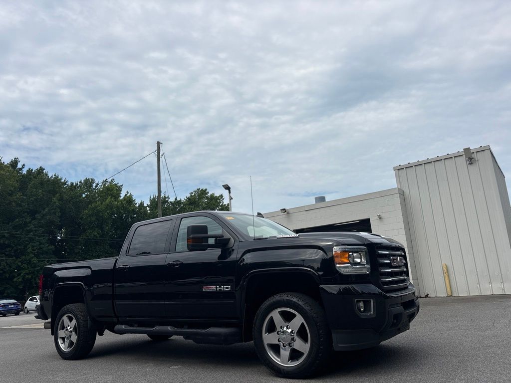 Onyx Black 2018 GMC Sierra 2500HD Pickup Truck Four-Wheel Drive 6-Speed Automatic