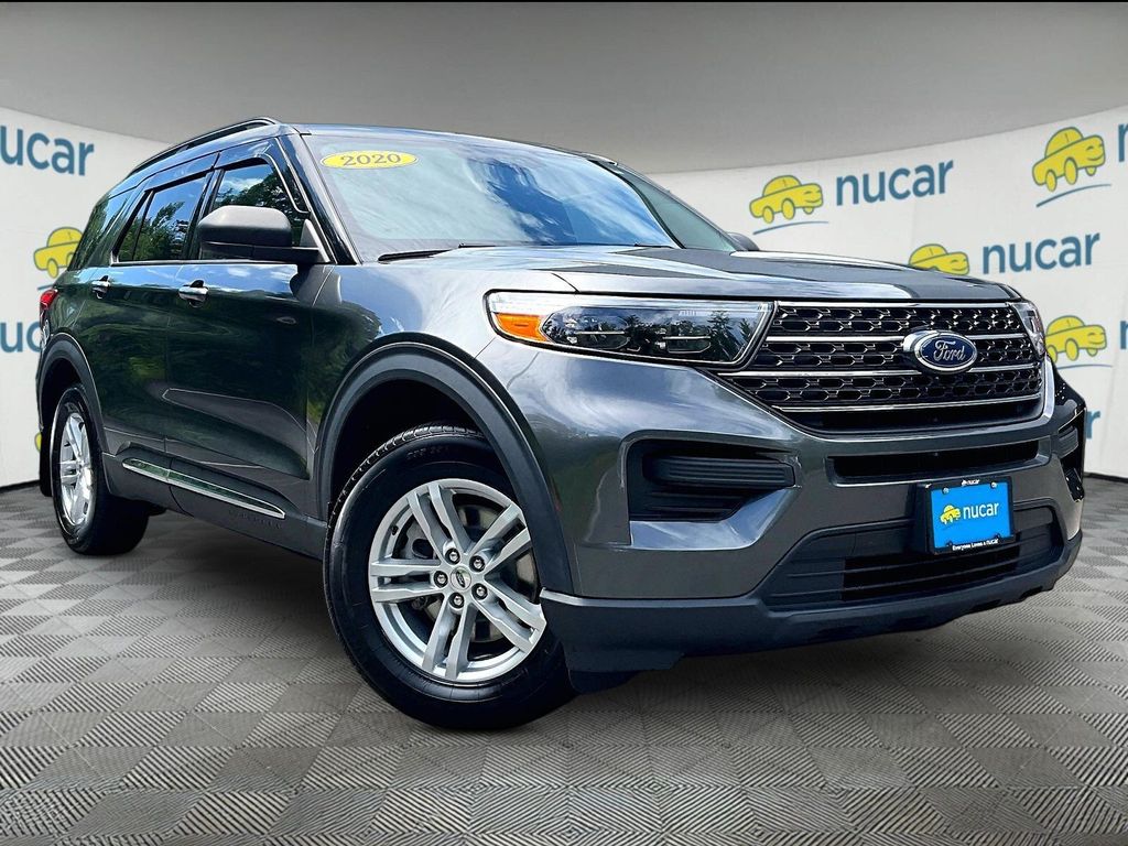 Gray (Magnetic) 2020 Ford Explorer SUV / Crossover All-Wheel Drive Automatic