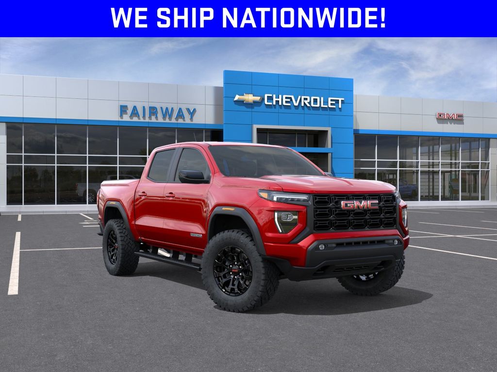 Volcanic Red Tintcoat 2026 GMC Canyon Pickup Truck Four-Wheel Drive 8-Speed Automatic