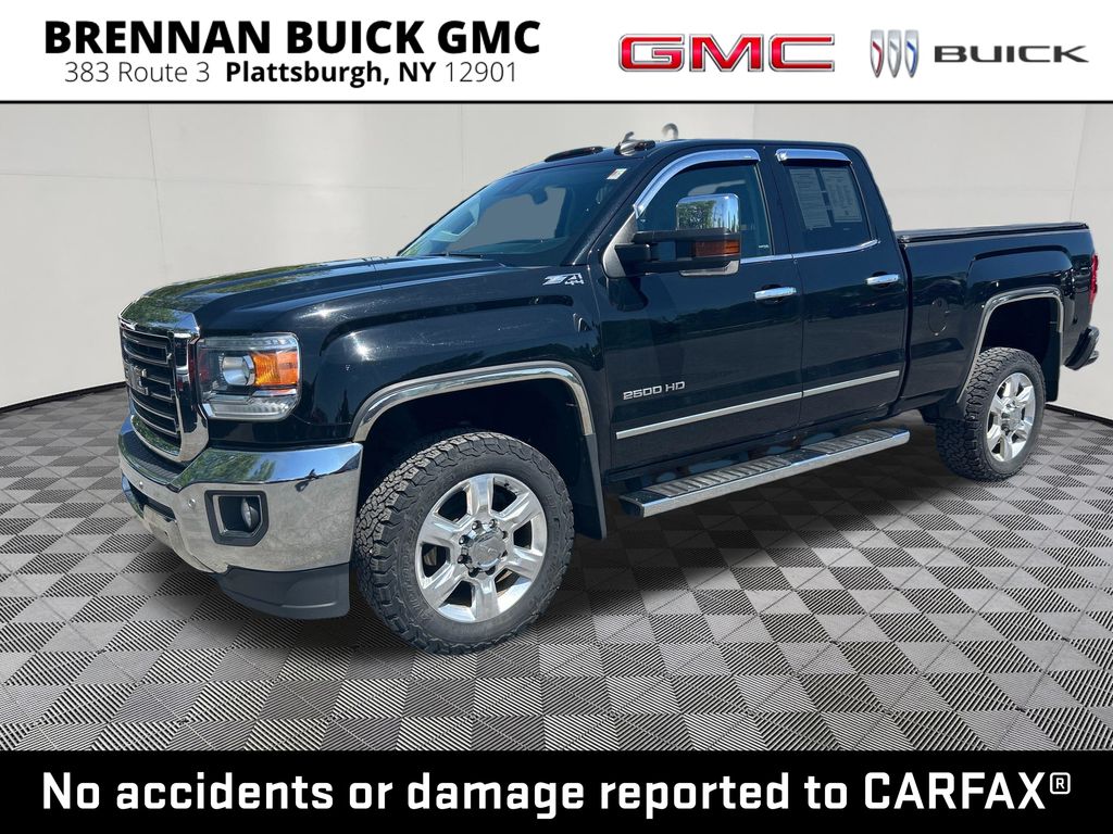 Onyx Black 2017 GMC Sierra 2500HD Pickup Truck Four-Wheel Drive 6-Speed Automatic Overdrive