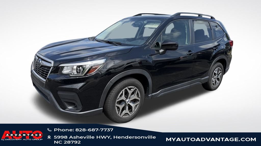 Crystal Black Silica 2019 Subaru Forester 2.5i Premium AWD SUV / Crossover All-Wheel Drive Continuously Variable Transmission