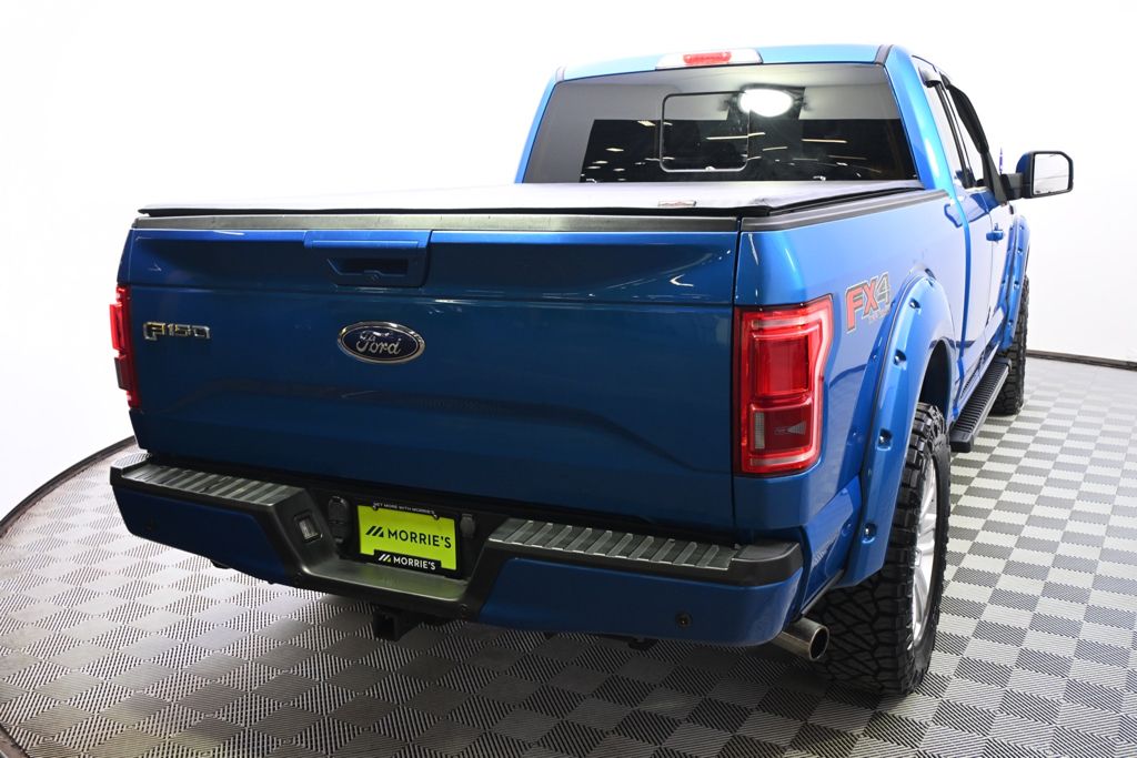 Used 2015 Blue Ford Lariat image 6