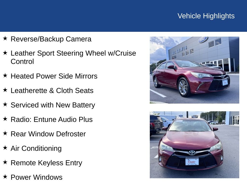 2016 Toyota Camry SE