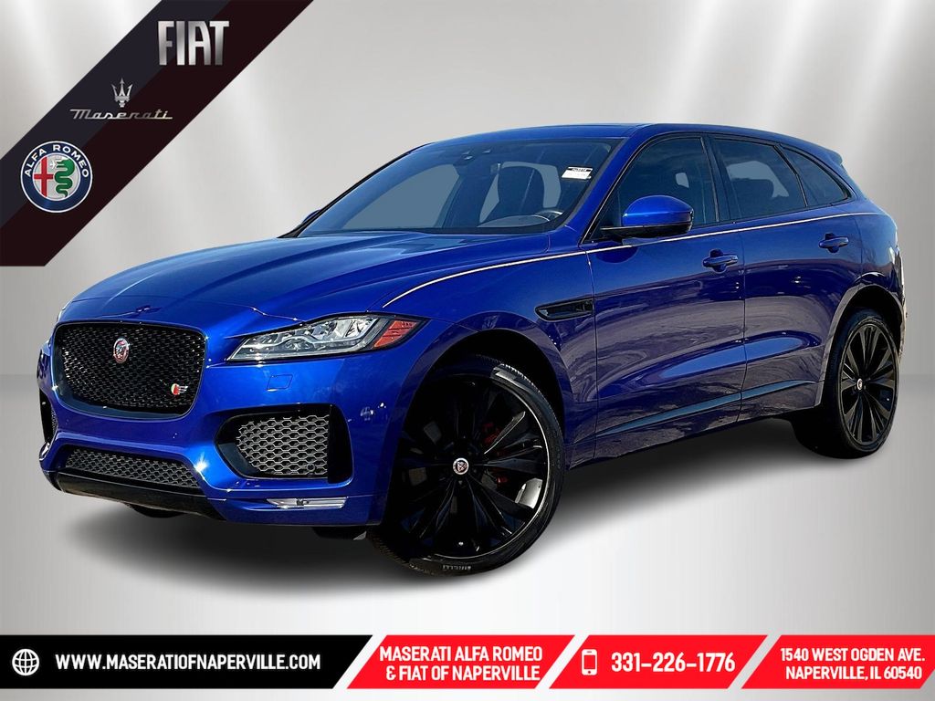 Blue 2020 Jaguar F-PACE S AWD SUV / Crossover All-Wheel Drive 8-Speed Automatic