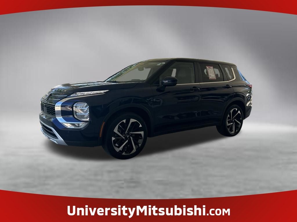 Blue 2024 Mitsubishi Outlander SE FWD SUV / Crossover Front-Wheel Drive Continuously Variable Transmission