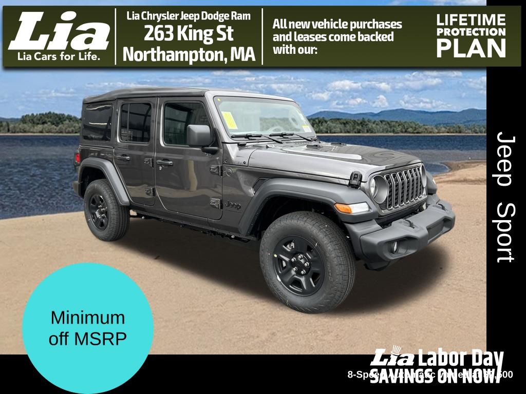 Gray (Granite Crystal Metallic Clearcoat) 2026 Jeep Wrangler SUV / Crossover Four-Wheel Drive 8-Speed Automatic