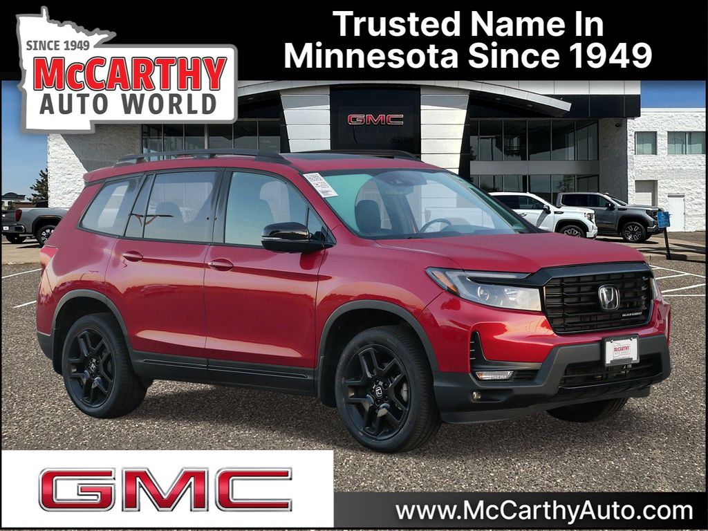 Radiant Red Metallic II 2024 Honda Passport SUV / Crossover All-Wheel Drive 9-Speed Automatic