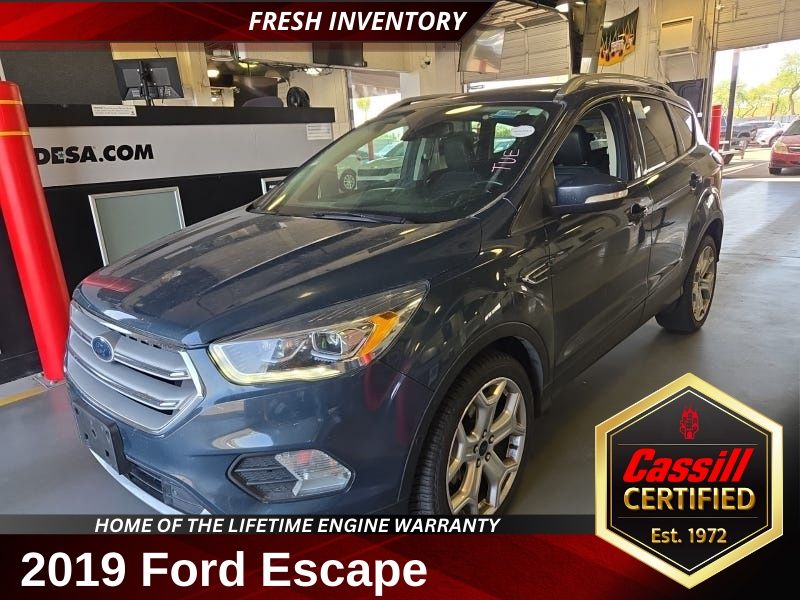 Sea Green 2019 Ford Escape SUV / Crossover All-Wheel Drive 6-Speed Automatic
