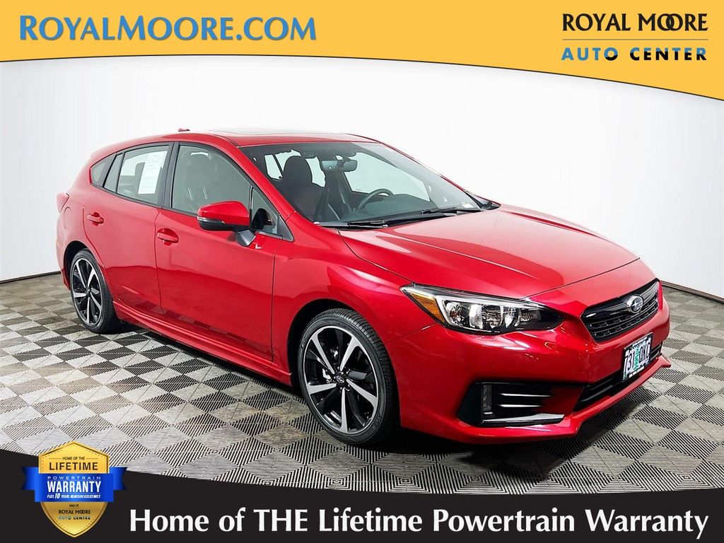 Lithium Red Pearl 2023 Subaru Impreza Sport Wagon AWD Wagon All-Wheel Drive Continuously Variable Transmission
