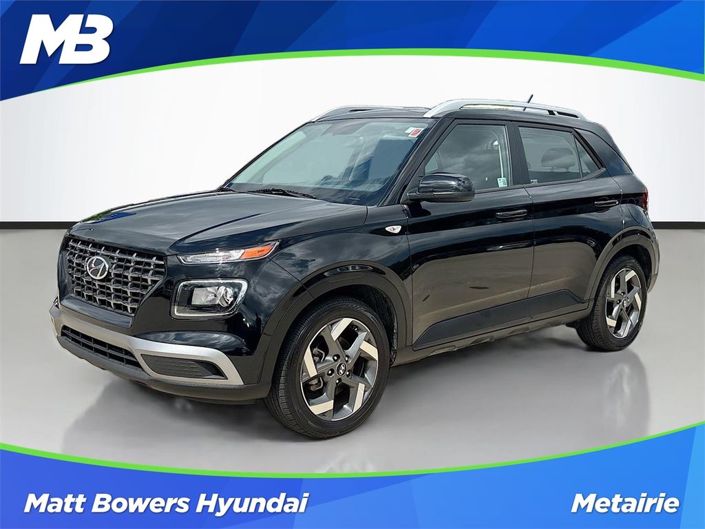 Onyx Black 2025 Hyundai Venue SEL FWD SUV / Crossover Front-Wheel Drive Continuously Variable Transmission