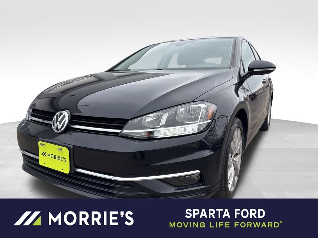 Deep Black 2019 Volkswagen Golf SE FWD Hatchback Front-Wheel Drive 8-Speed Automatic