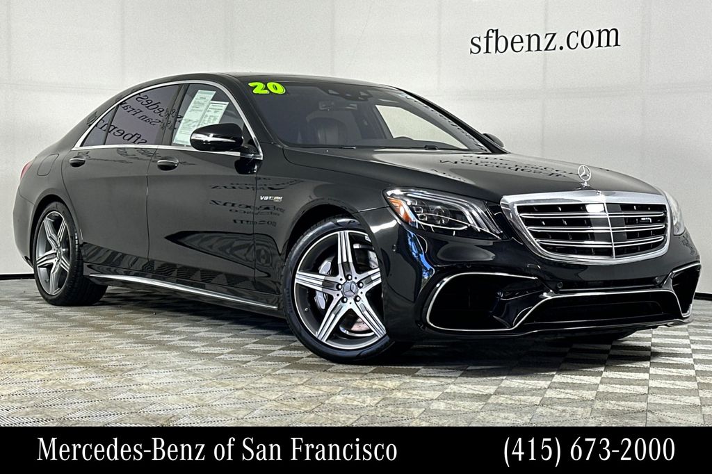 Obsidian Black Metallic 2020 Mercedes-Benz S-Class Sedan All-Wheel Drive 9-Speed Automatic
