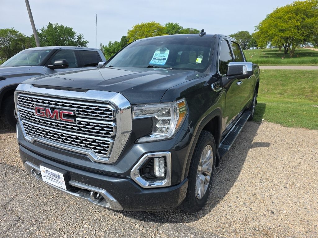 Hunter Metallic 2021 GMC Sierra 1500 Denali Crew Cab 4WD Pickup Truck Four-Wheel Drive Automatic