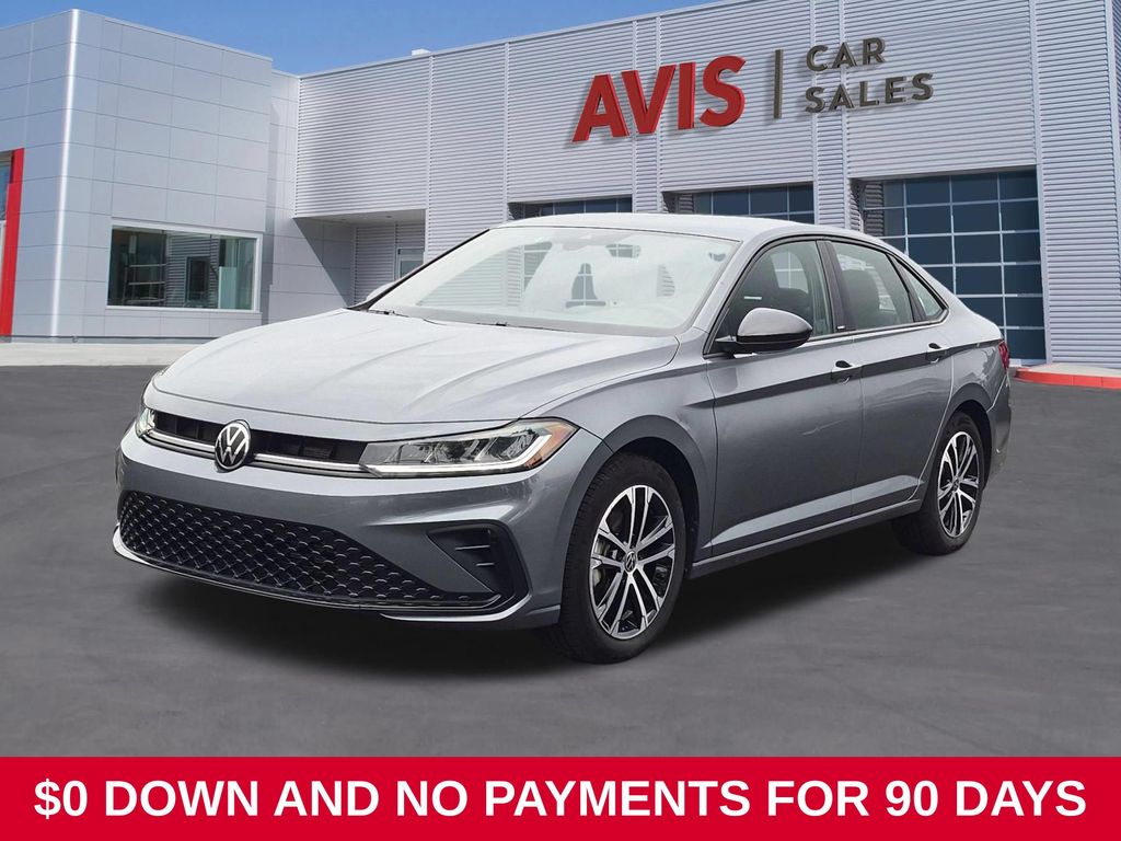 Gray 2025 Volkswagen Jetta Sedan Front-Wheel Drive 8-Speed Automatic