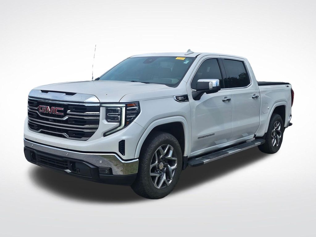 2022 GMC Sierra 1500 SLT White at Bob Mills Chevrolet
