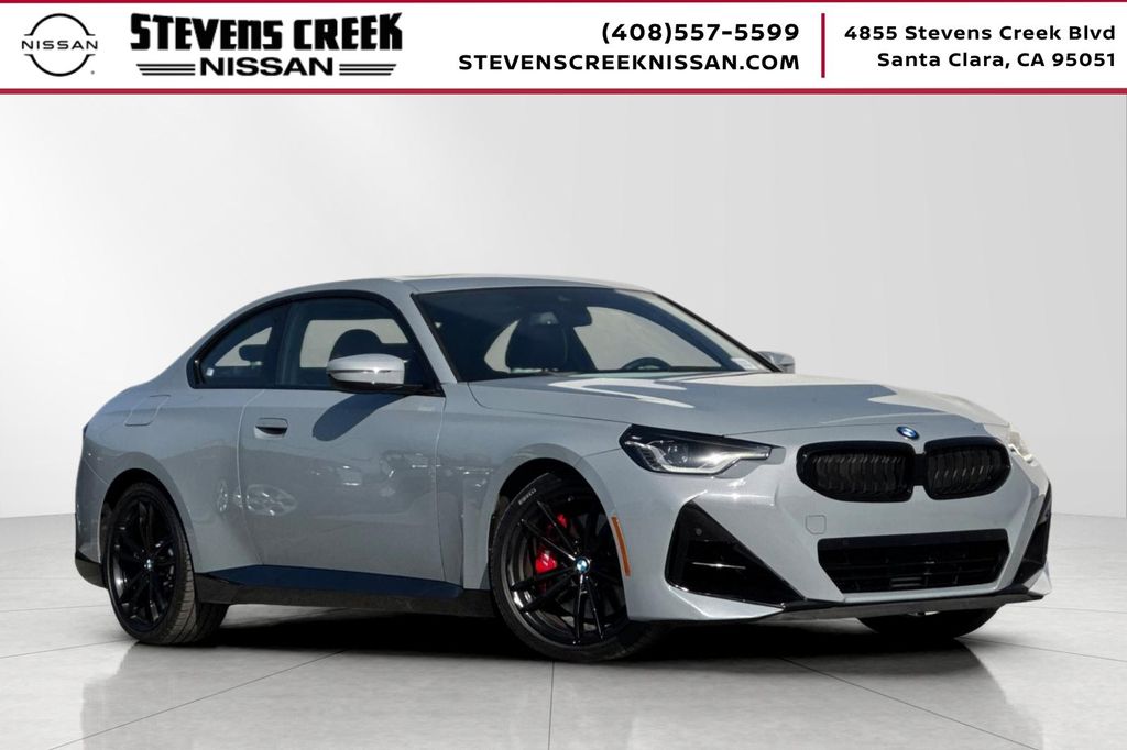 Brooklyn Gray Metallic 2023 BMW 2 Series 230i Coupe RWD Coupe Rear-Wheel Drive 8-Speed Automatic