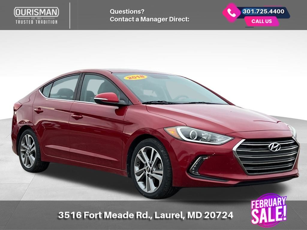 2018 Hyundai Elantra Limited FWD