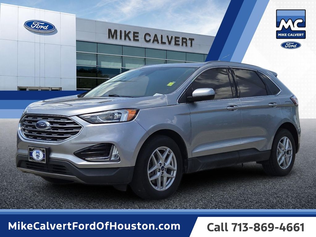 Silver Metallic 2021 Ford Edge SUV / Crossover Front-Wheel Drive 8-Speed Automatic