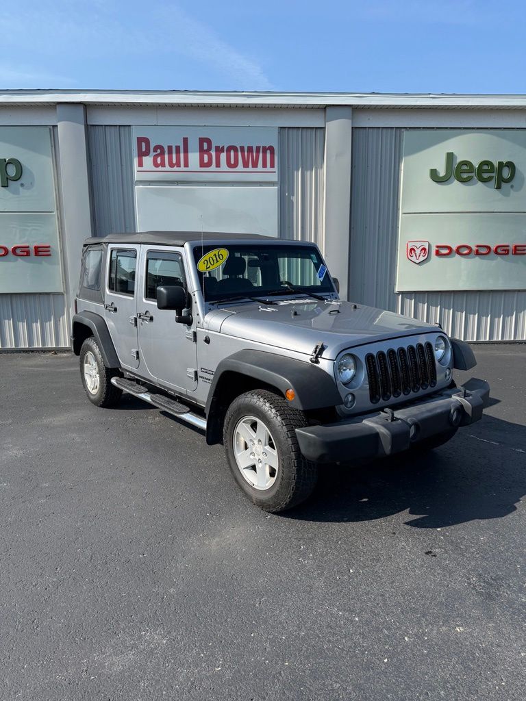 Billet Silver Metallic Clearcoat 2016 Jeep Wrangler SUV / Crossover Four-Wheel Drive 5-Speed Automatic