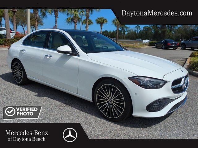 Polar White 2026 Mercedes-Benz C-Class Sedan Rear-Wheel Drive 9-Speed Automatic