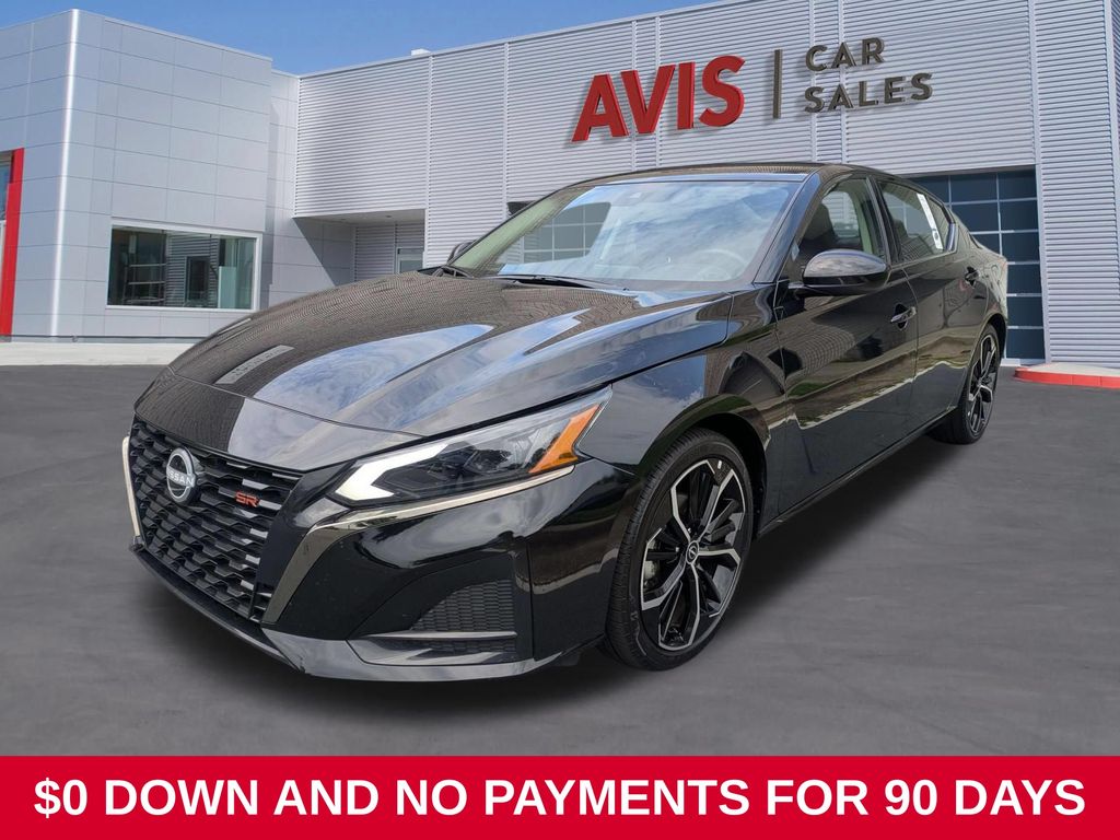 Super Black 2025 Nissan Altima Sedan Front-Wheel Drive Continuously Variable Transmission